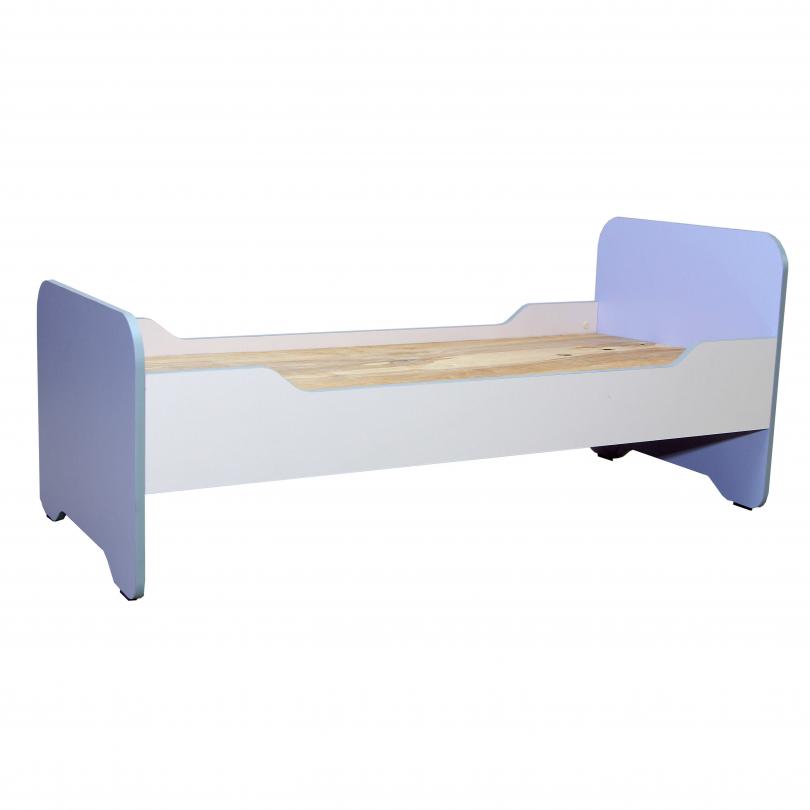 Ліжко дитяче з заокругленими бильцями, без матрацу,(ТОВ ‘’АЛМАНТ’’),1432х634х615 мм.